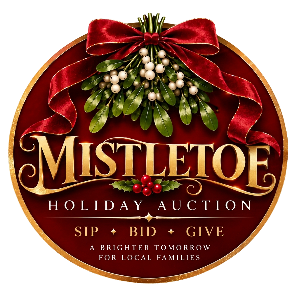 Mistletoe Holiday Auction — Sip. Bid. Give.